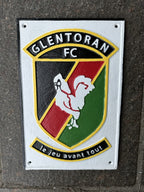 Glentoran Cast Iron Sign 