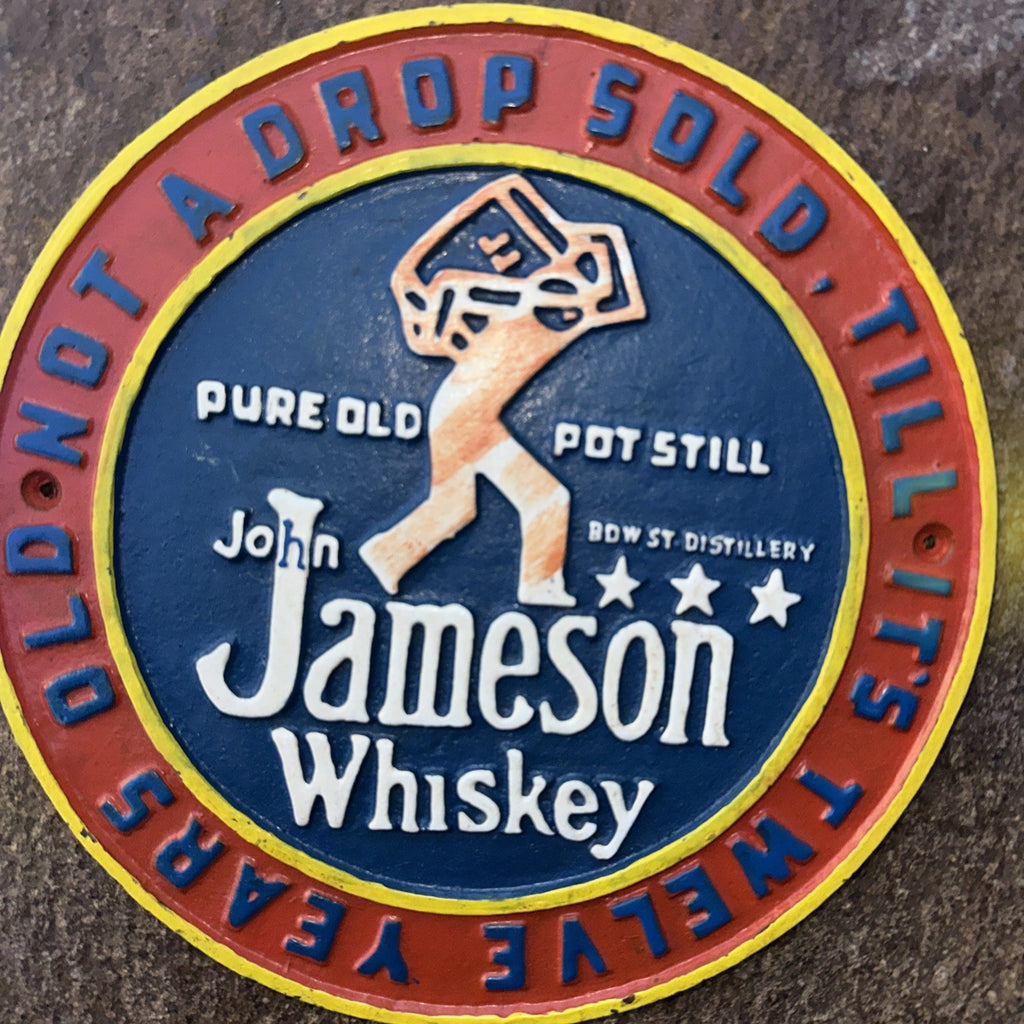 John Jameson Cast Iron Sign