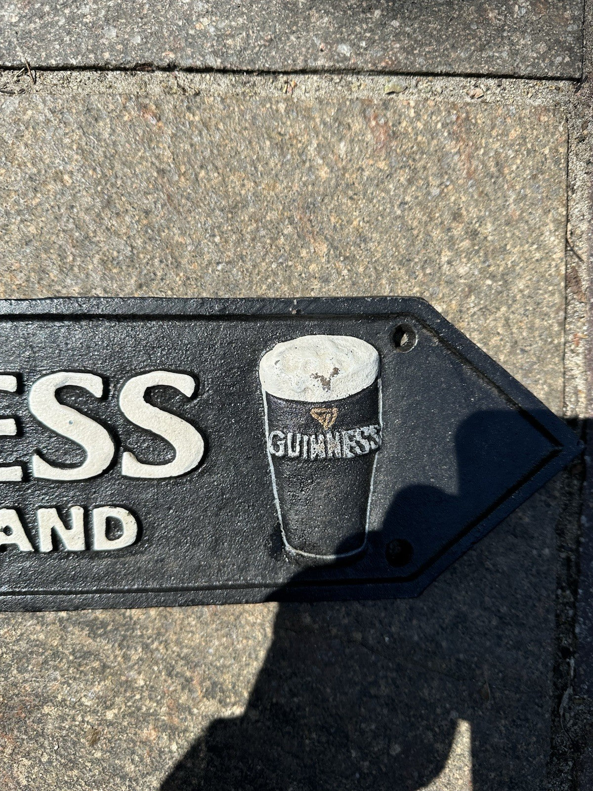 Guinness Dublin Ireland Cast Iron Sign