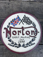 Norton Cast Iron Sign 
