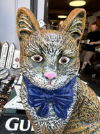 cast iron cat door stop