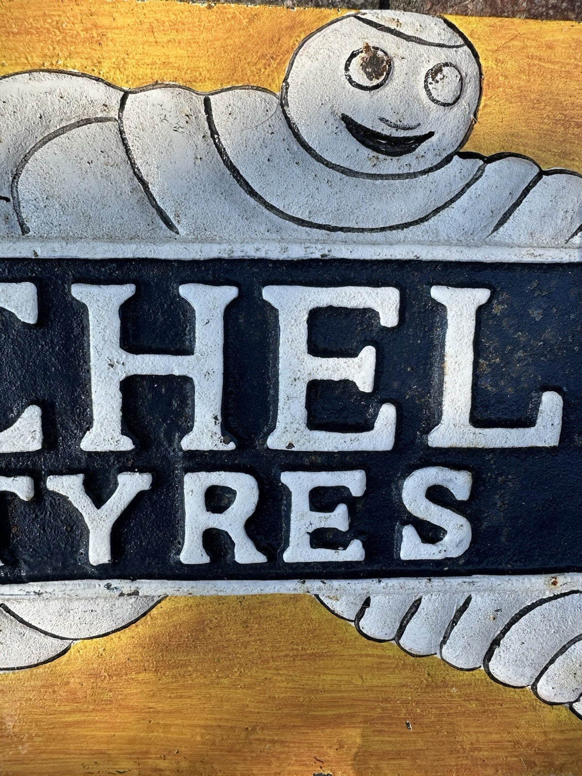 Michelin Cast Iron Sign