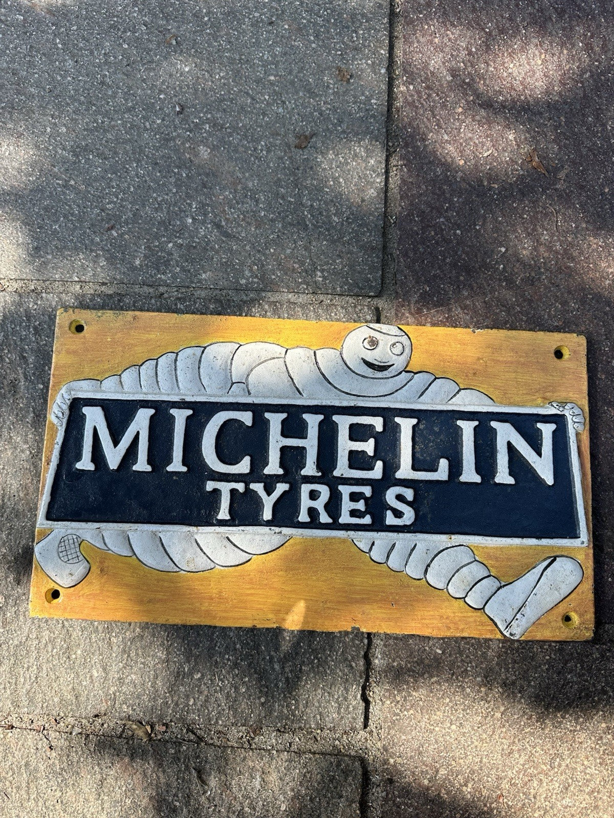 Michelin Cast Iron Sign