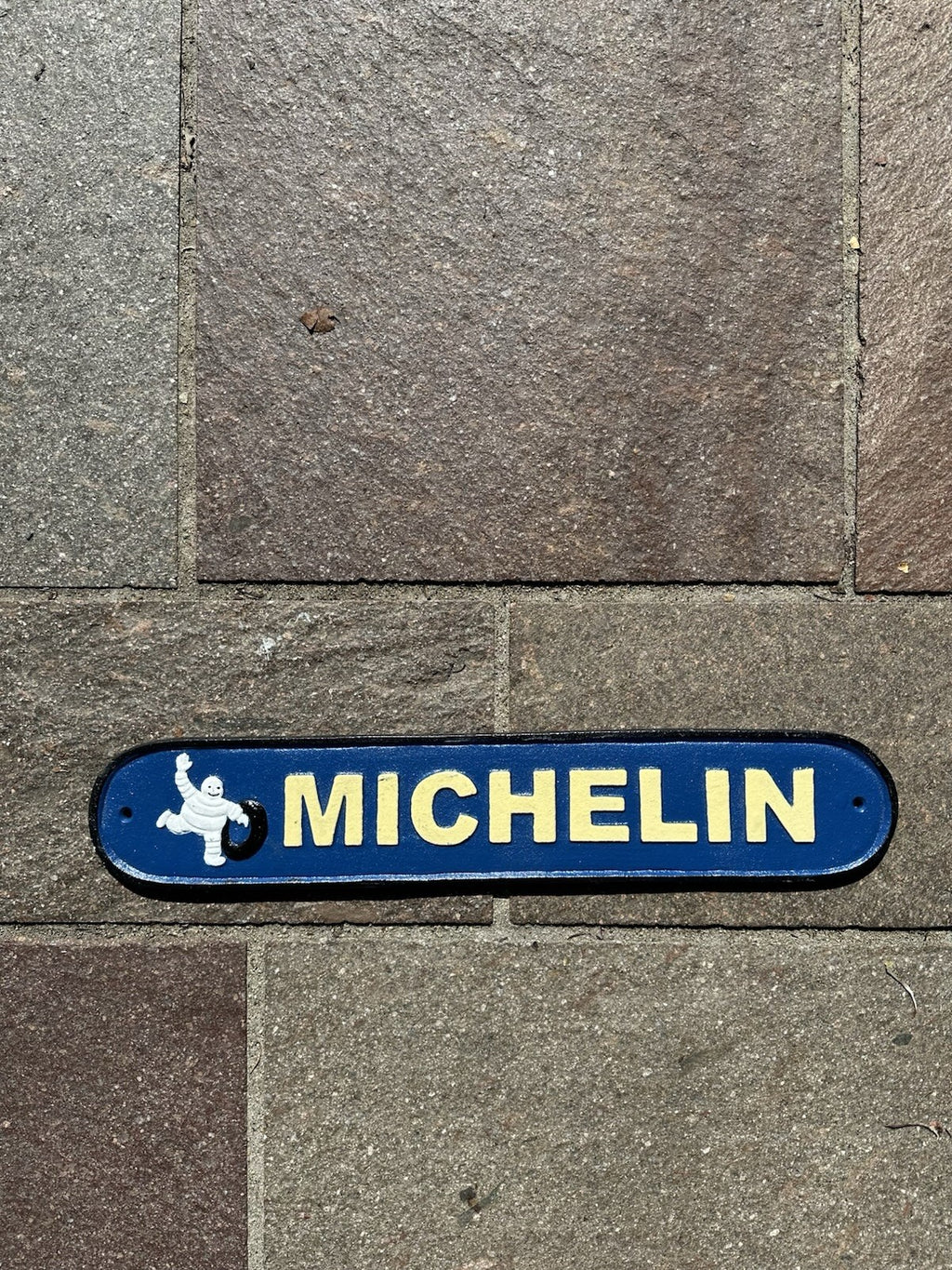Michelin Cast Iron Sign 30x20 Cms