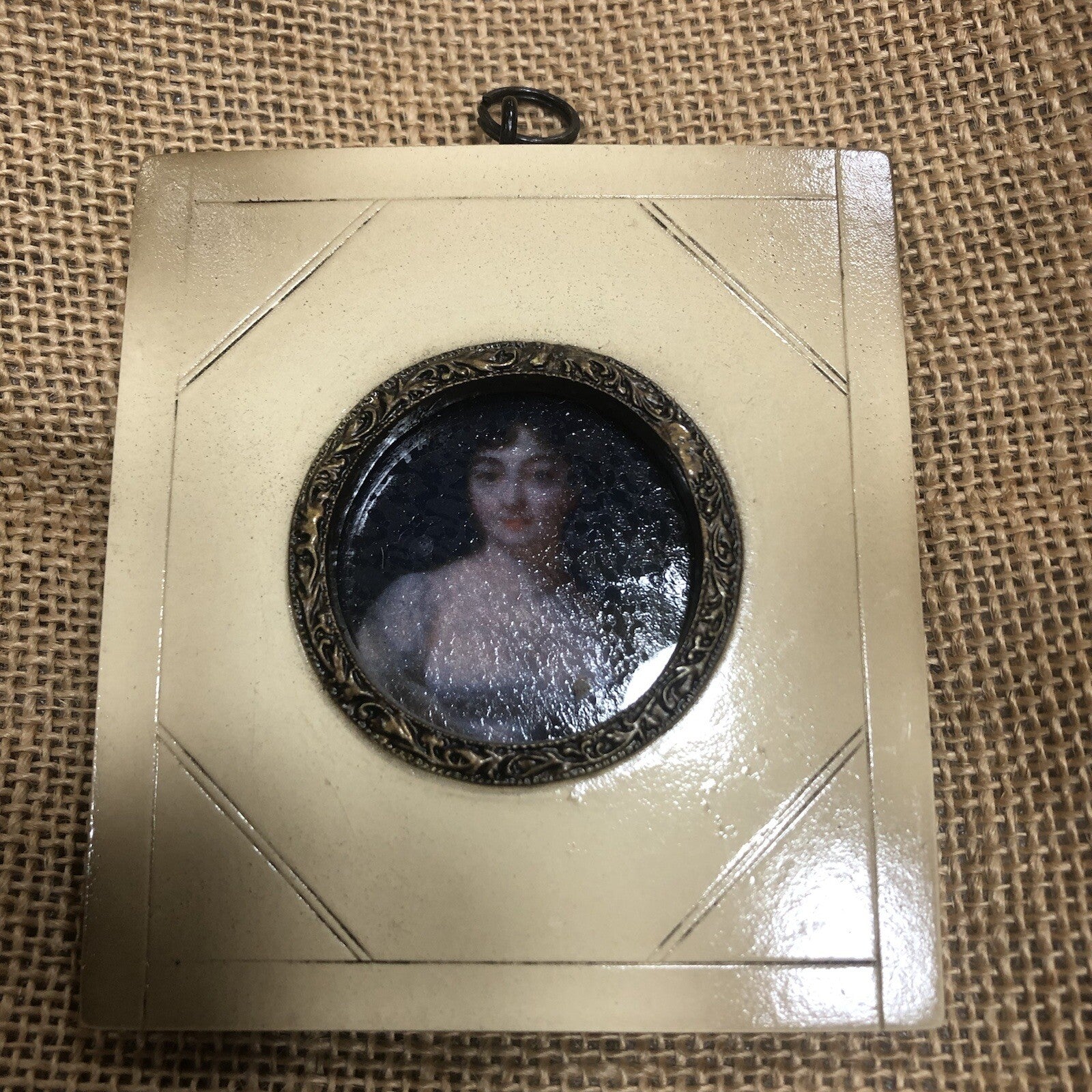 Portrait Reproduction Miniature Framed