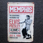 Elvis Presley Metal Sign