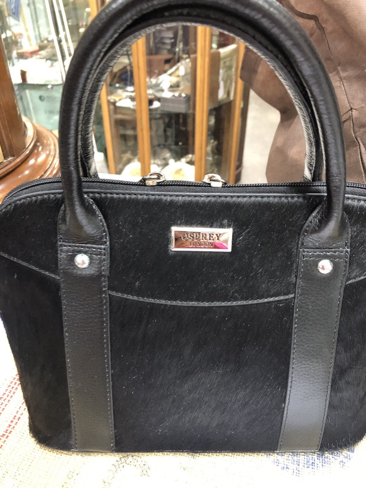Osprey Leather & Pony Skin Grab Bag Preowned 