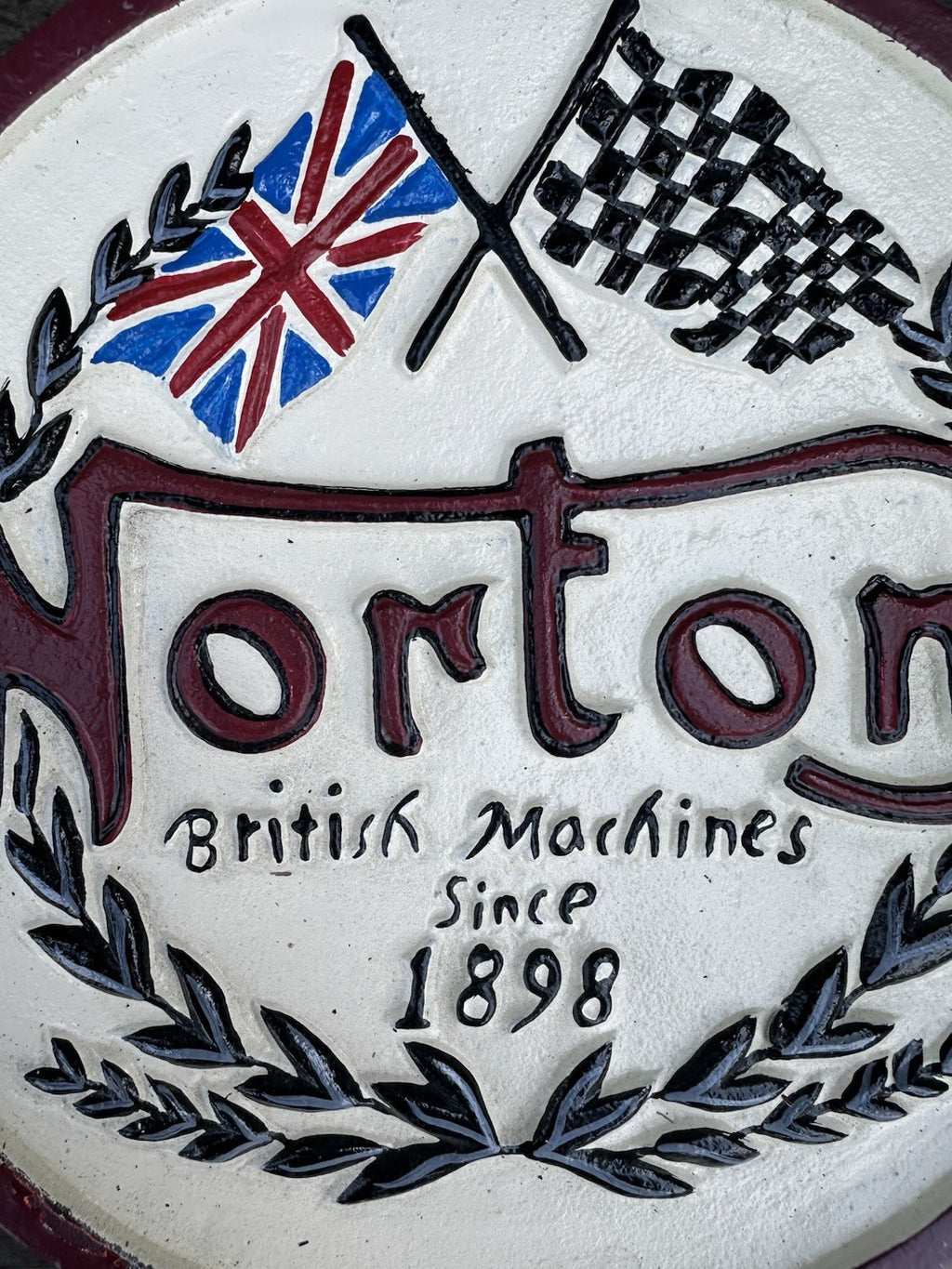 Norton Cast Iron Sign 