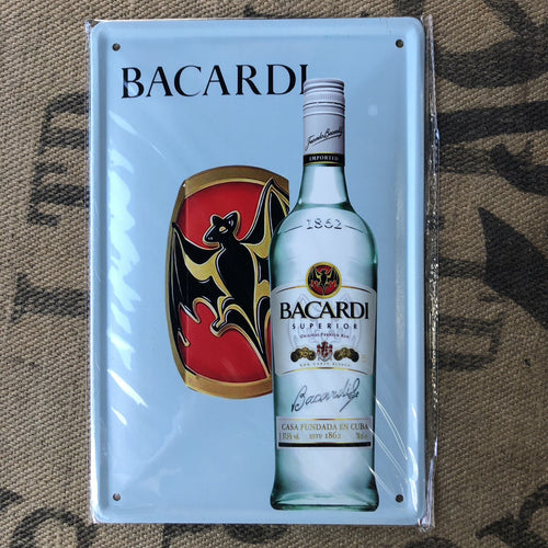 Bacardi Metal Sign