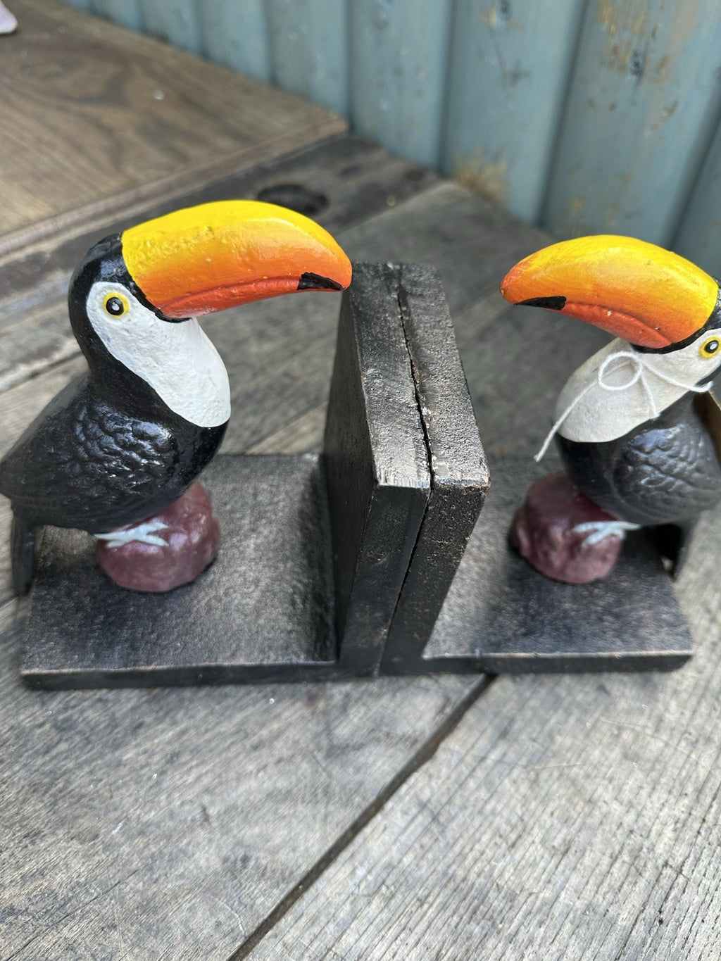 Guinness Toucan Cast Iron Bookends 
