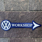 VW Workshop Cast Iron Sign 