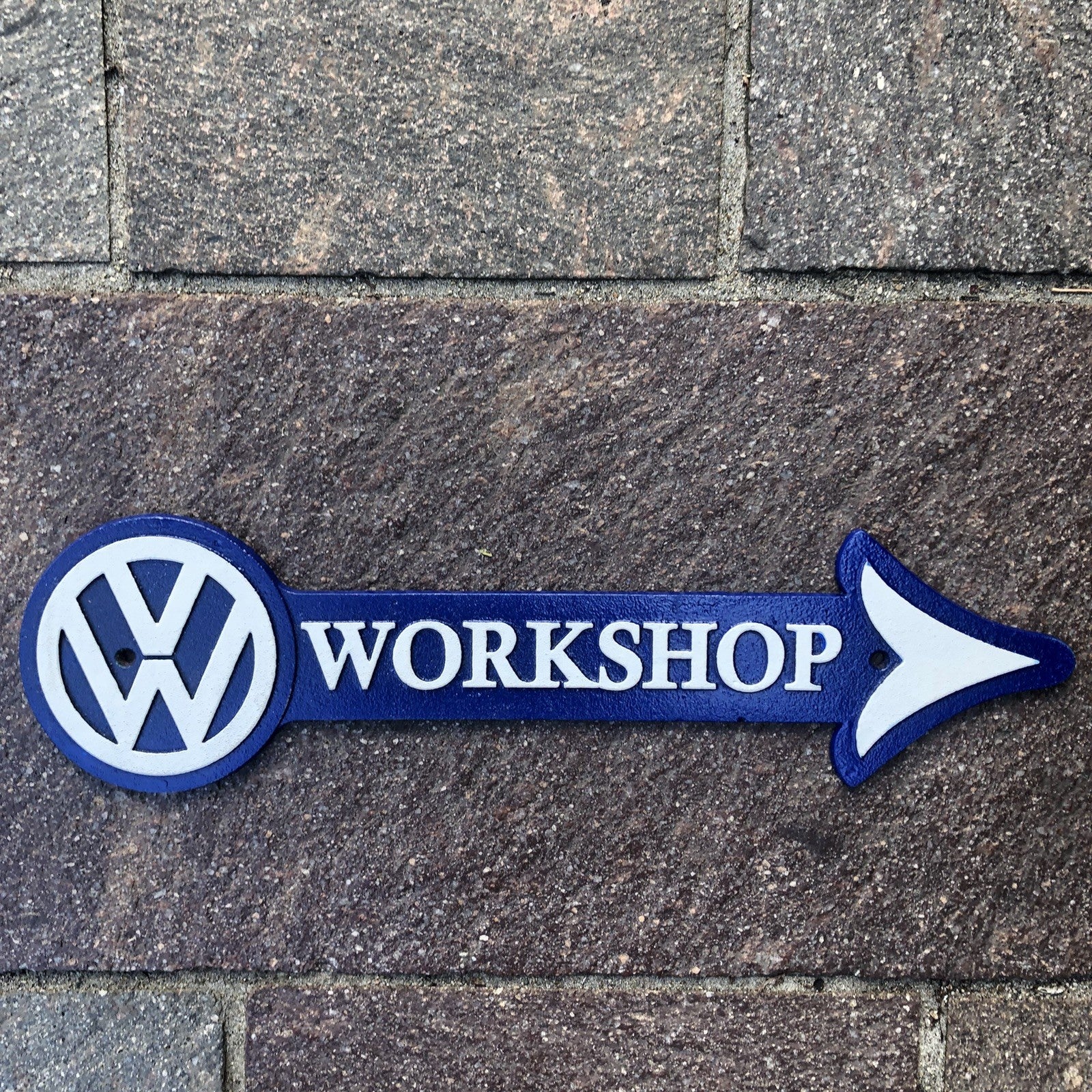 VW Workshop Cast Iron Sign 