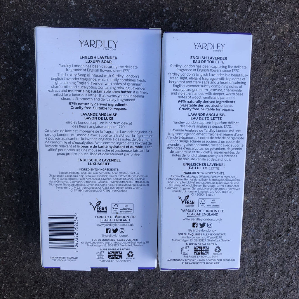 Yardley English Lavender Soap And EDT