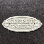 Secret Garden Cast Iron Sign