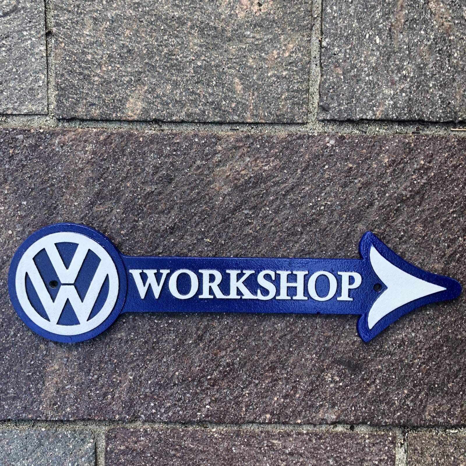 VW Workshop Cast Iron Sign 
