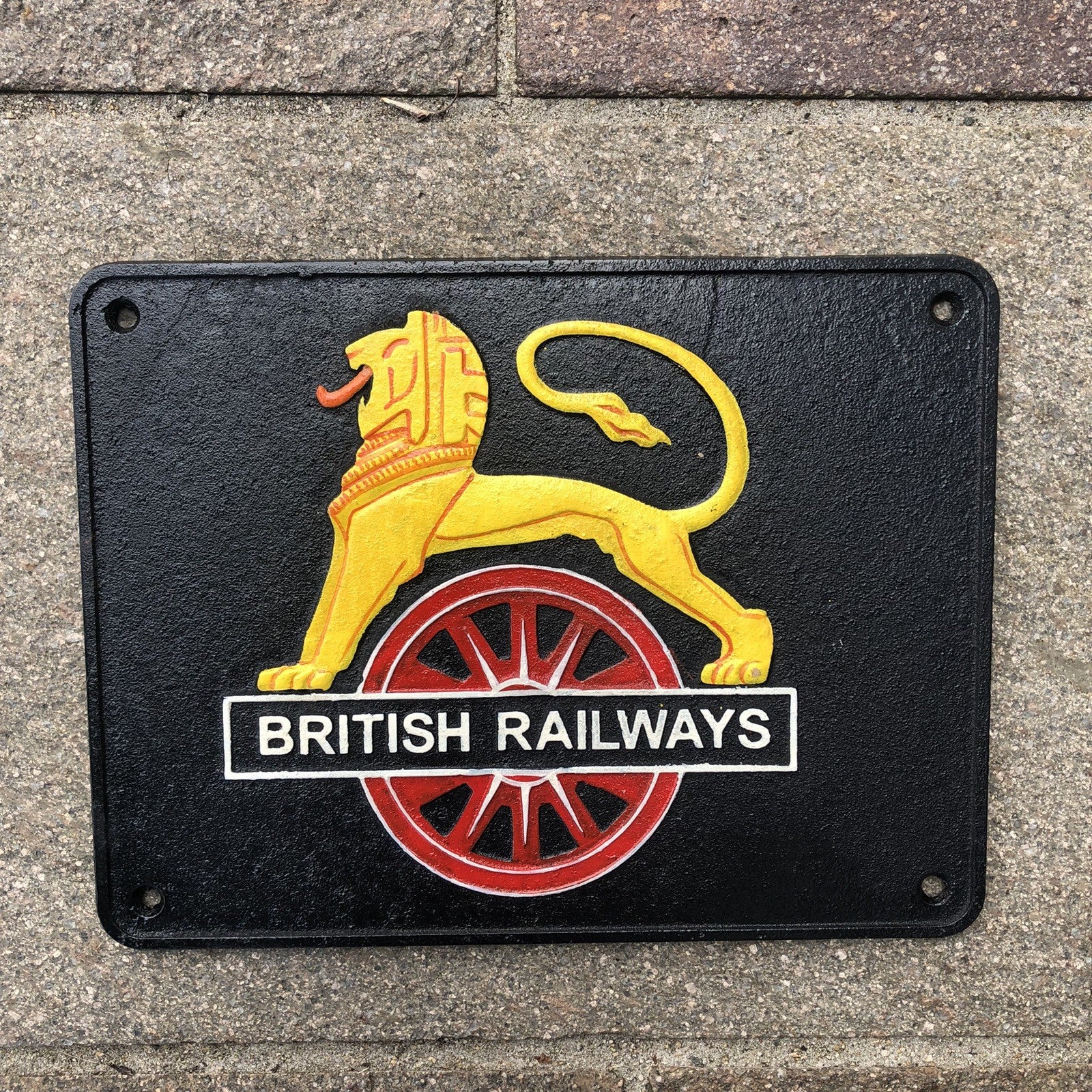 British Railways Cast Iron Sign 