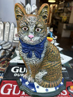 cast iron cat door stop