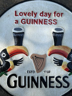 lovely Day For A Guinness Cast Iron Sign 