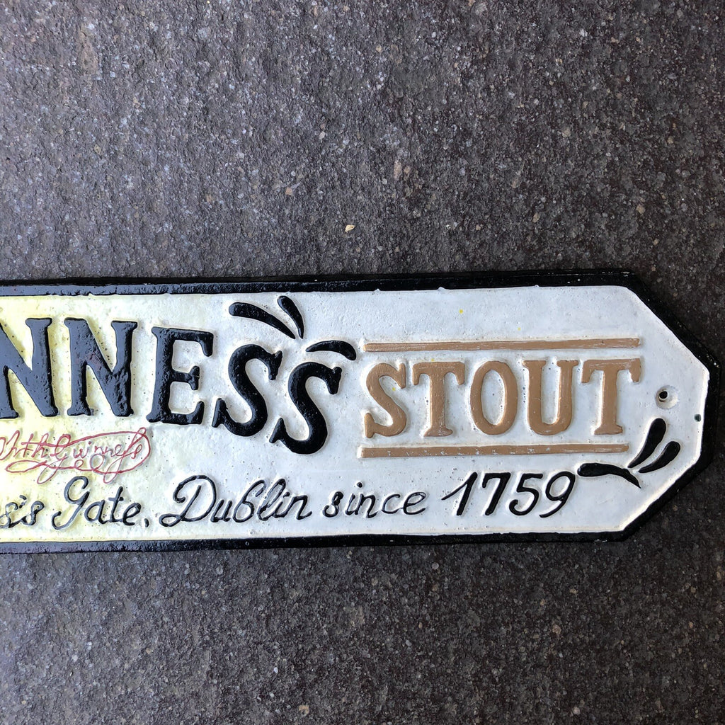 Guinness Extra Stout Cast Iron Sign