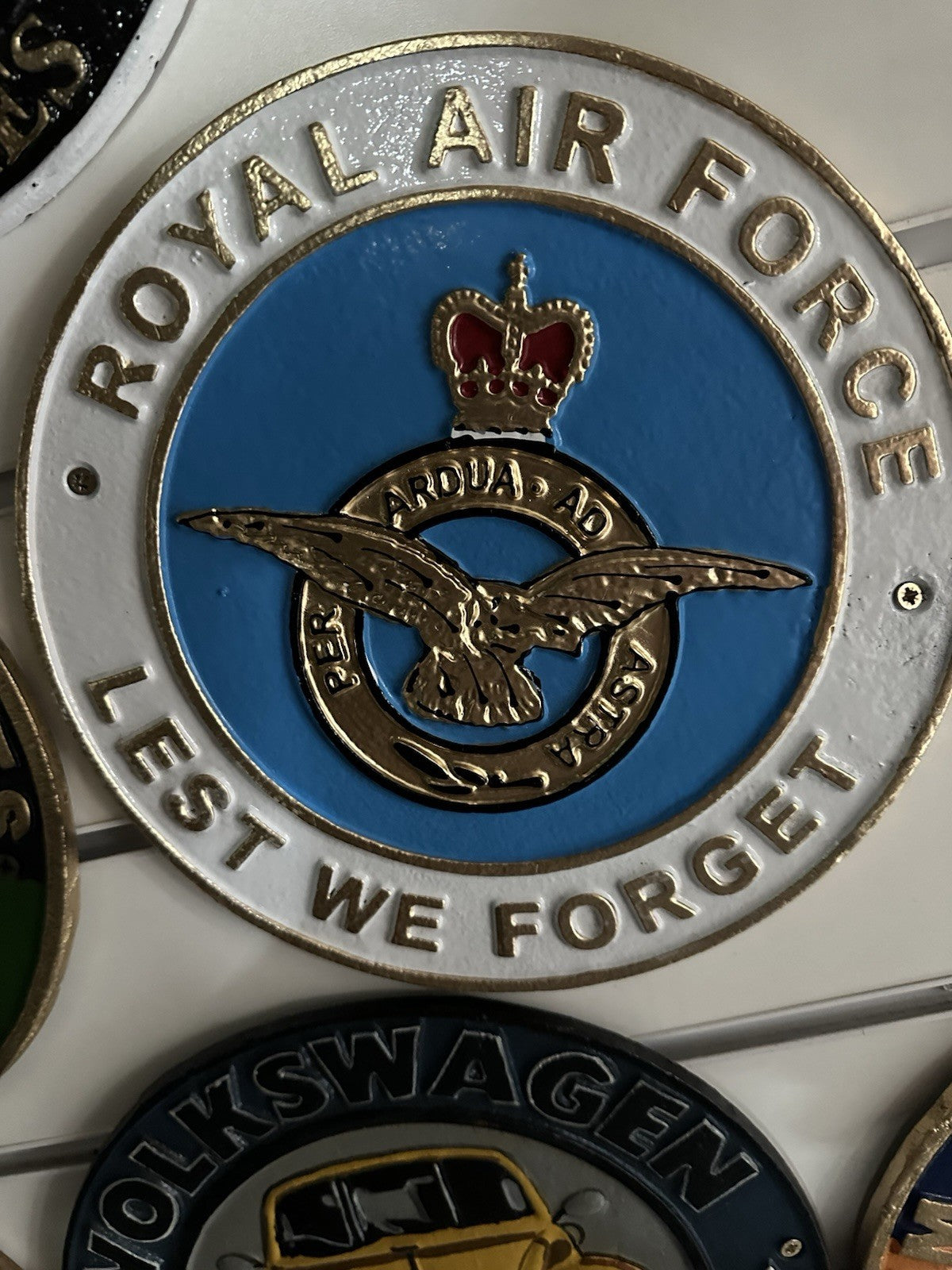Royal Air Force Cast Iron Sign