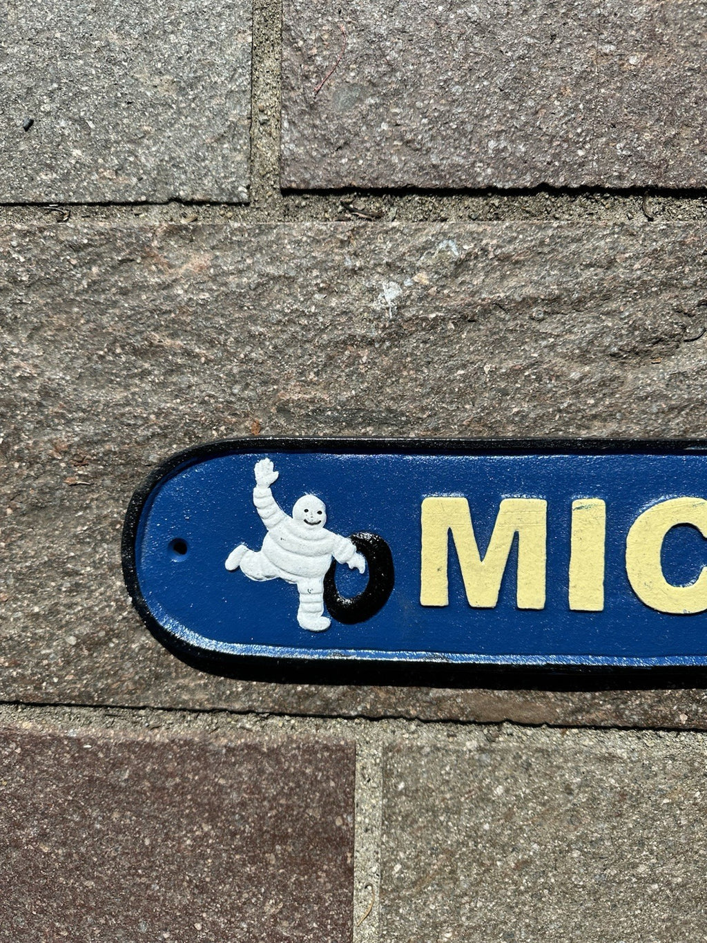 Michelin Cast Iron Sign 30x20 Cms