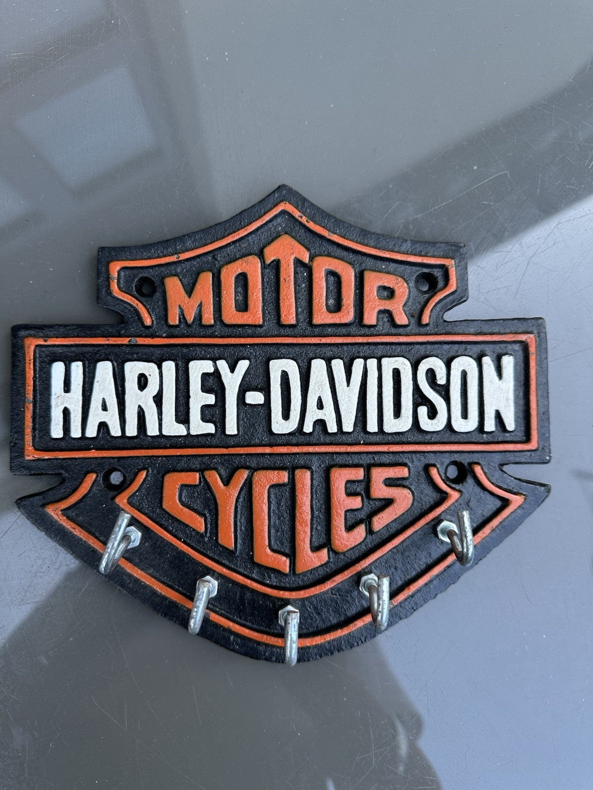 Harley- Davidson Cast Iron Key Rack