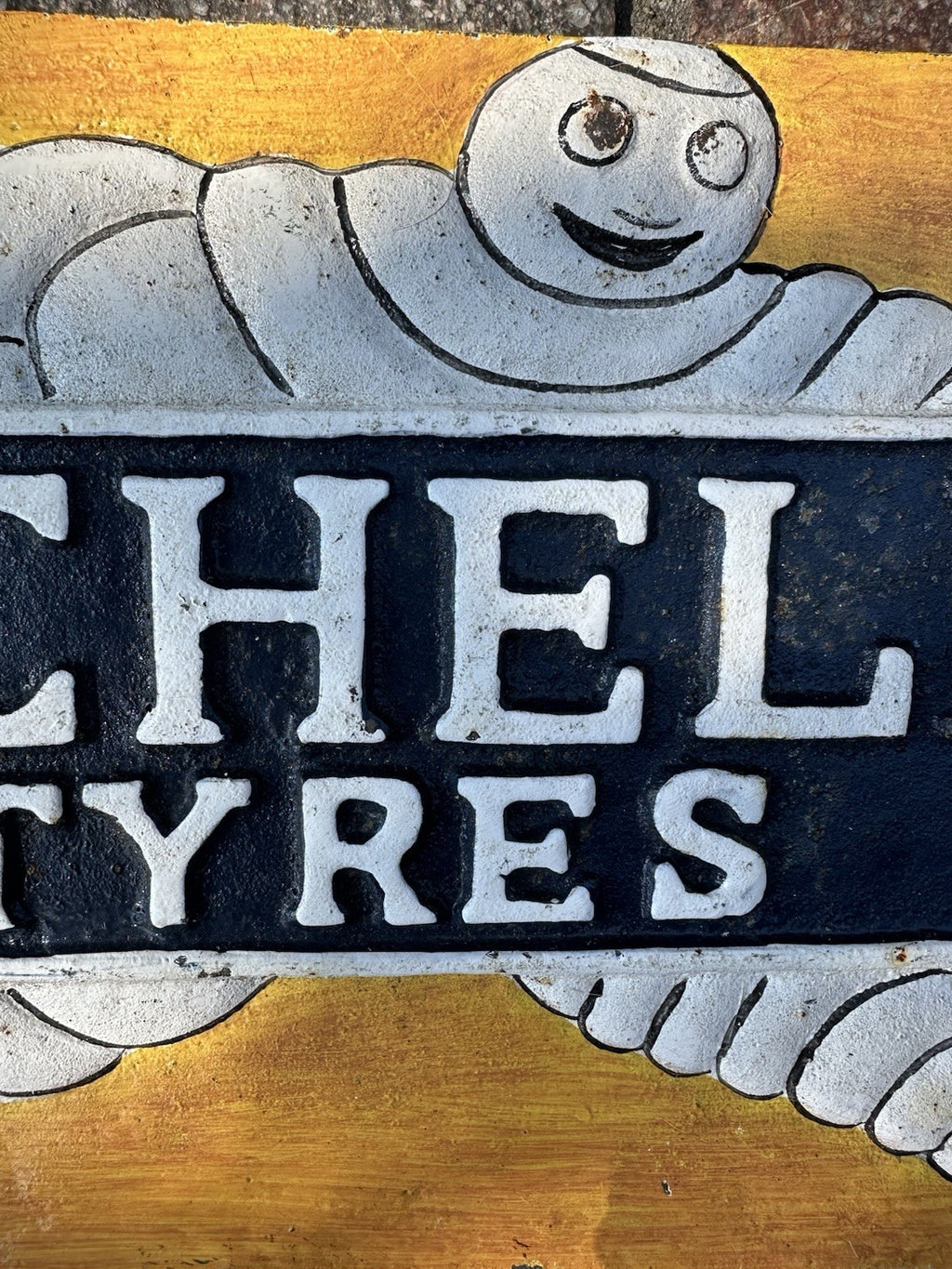Michelin Cast Iron Sign