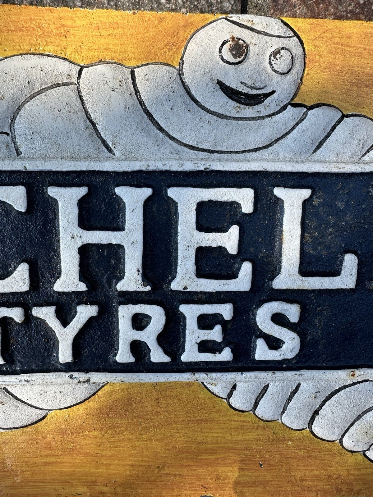 Michelin Cast Iron Sign