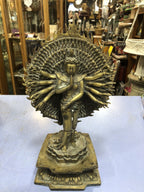 avalokiteshvara Brass Figure Stamped On Base
