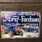 Ford And Fordson Metal Sign 