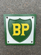 BP Cast Iron Sign