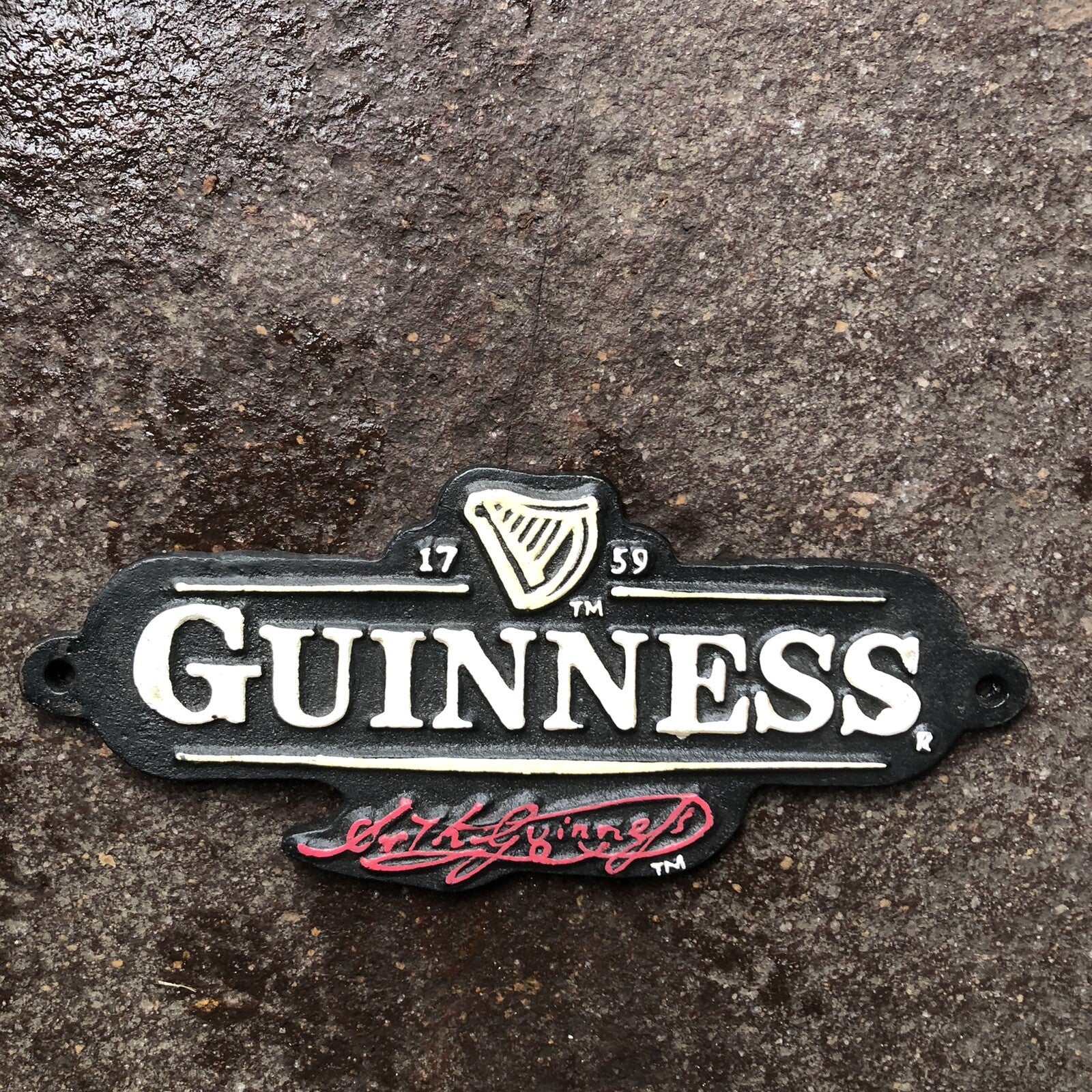 Guinness Cast Iron Sign
