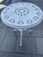 Victorian Style Cast Iron Tea Table 
