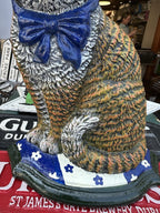 cast iron cat door stop