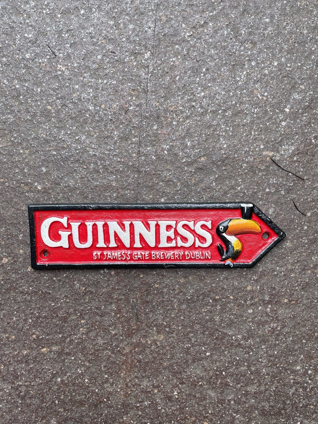 Guinness Cast Iron Sign 
