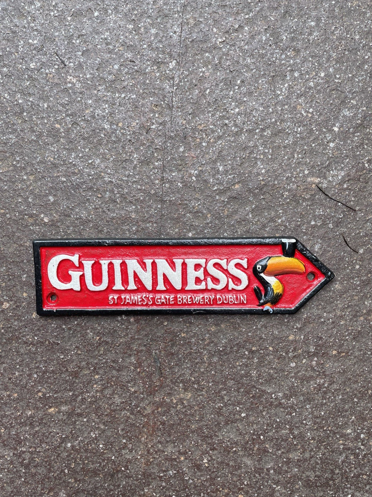Guinness Cast Iron Sign 