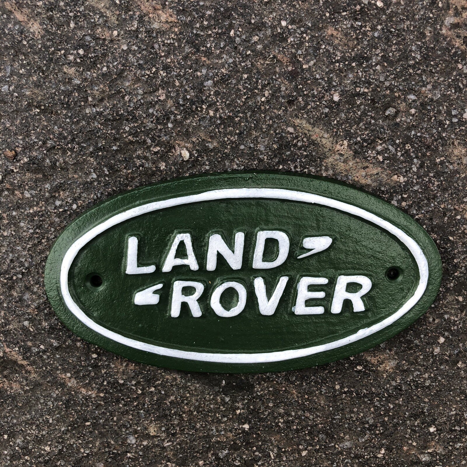Landrover Cast Iron Sign