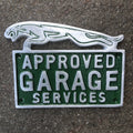 Jaguar Approved Garage Services Aluminium Sign