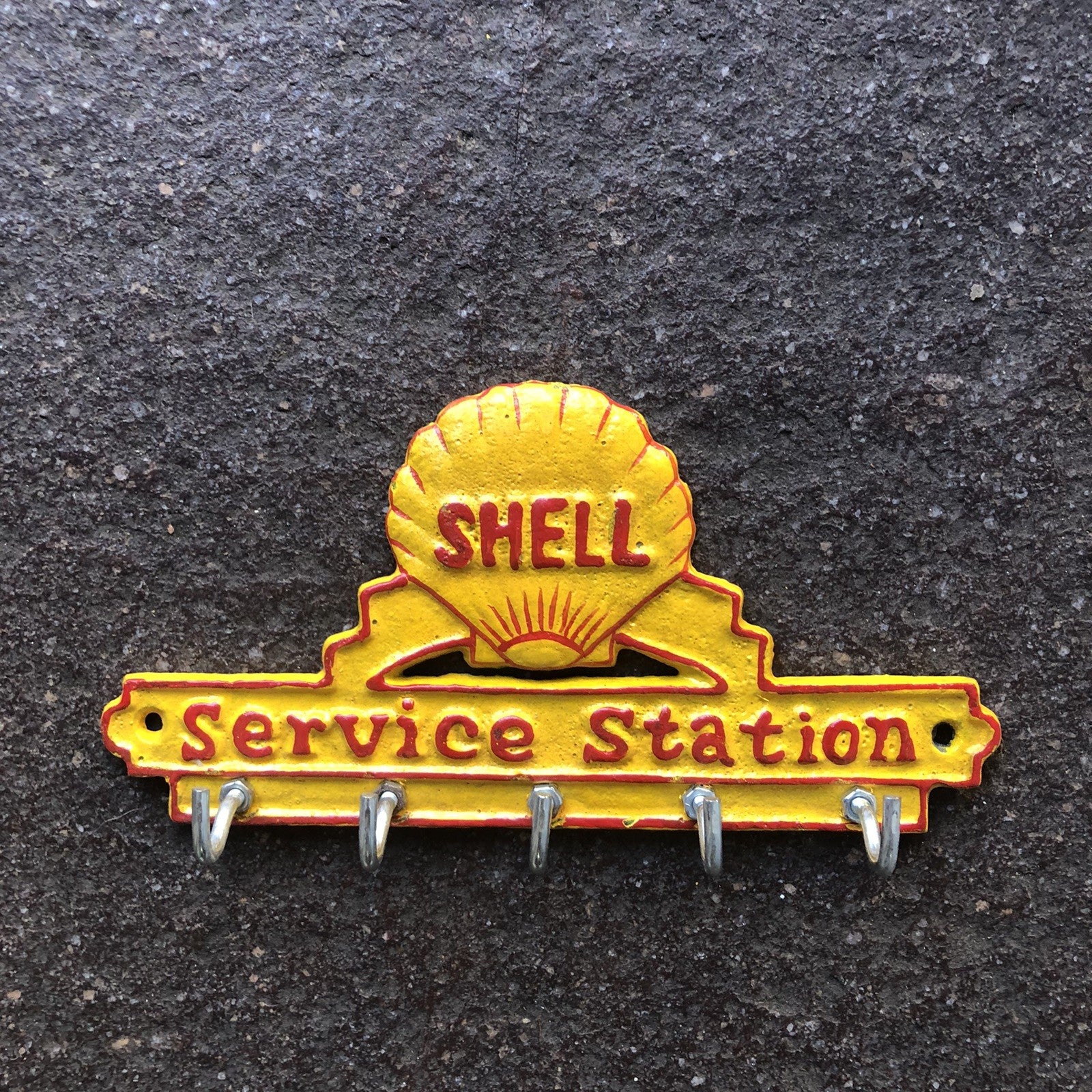 Shell Service Station Cast Iron Key Hook