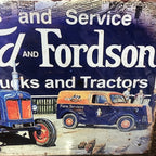 Ford And Fordson Metal Sign 