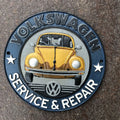 Volkswagen Service & Repair Cast Iron Sign