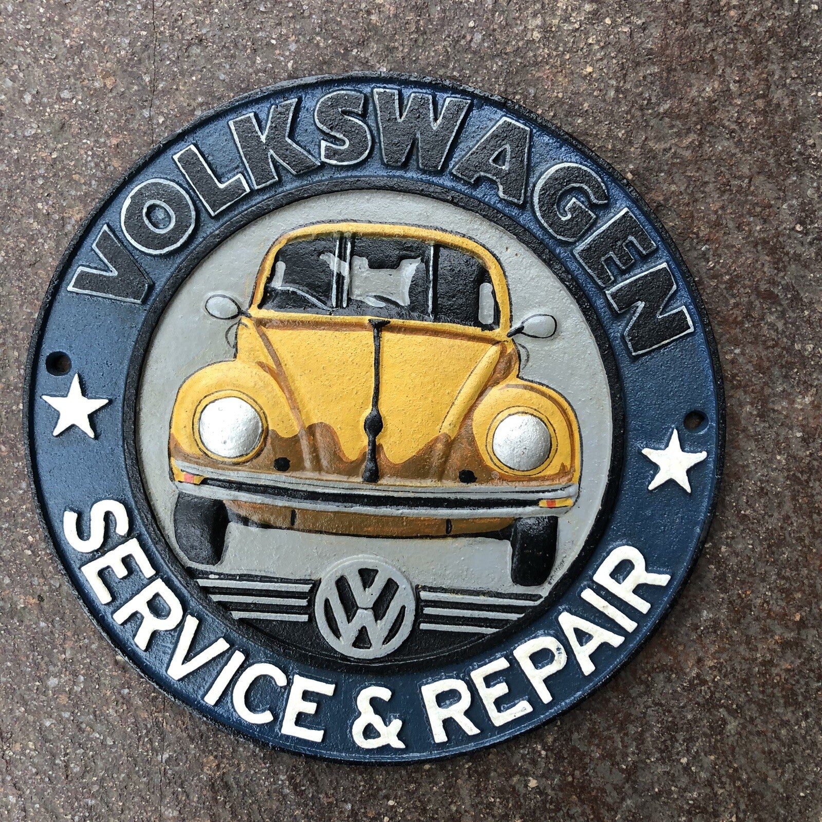 Volkswagen Service & Repair Cast Iron Sign