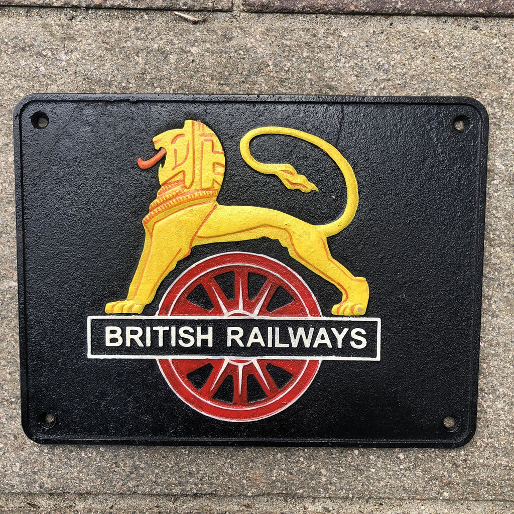 British Railways Cast Iron Sign 
