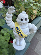 Michelin Man Cast Iron Standing Money Box 