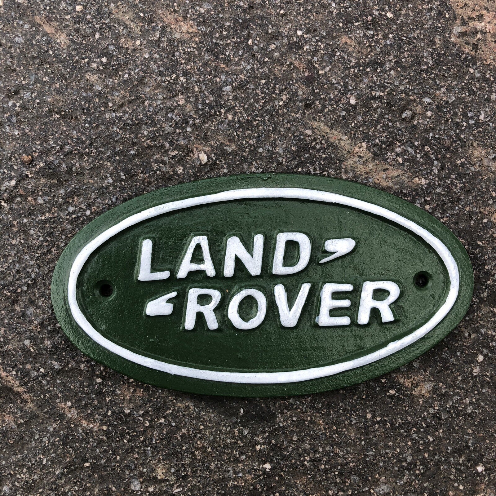Landrover Cast Iron Sign