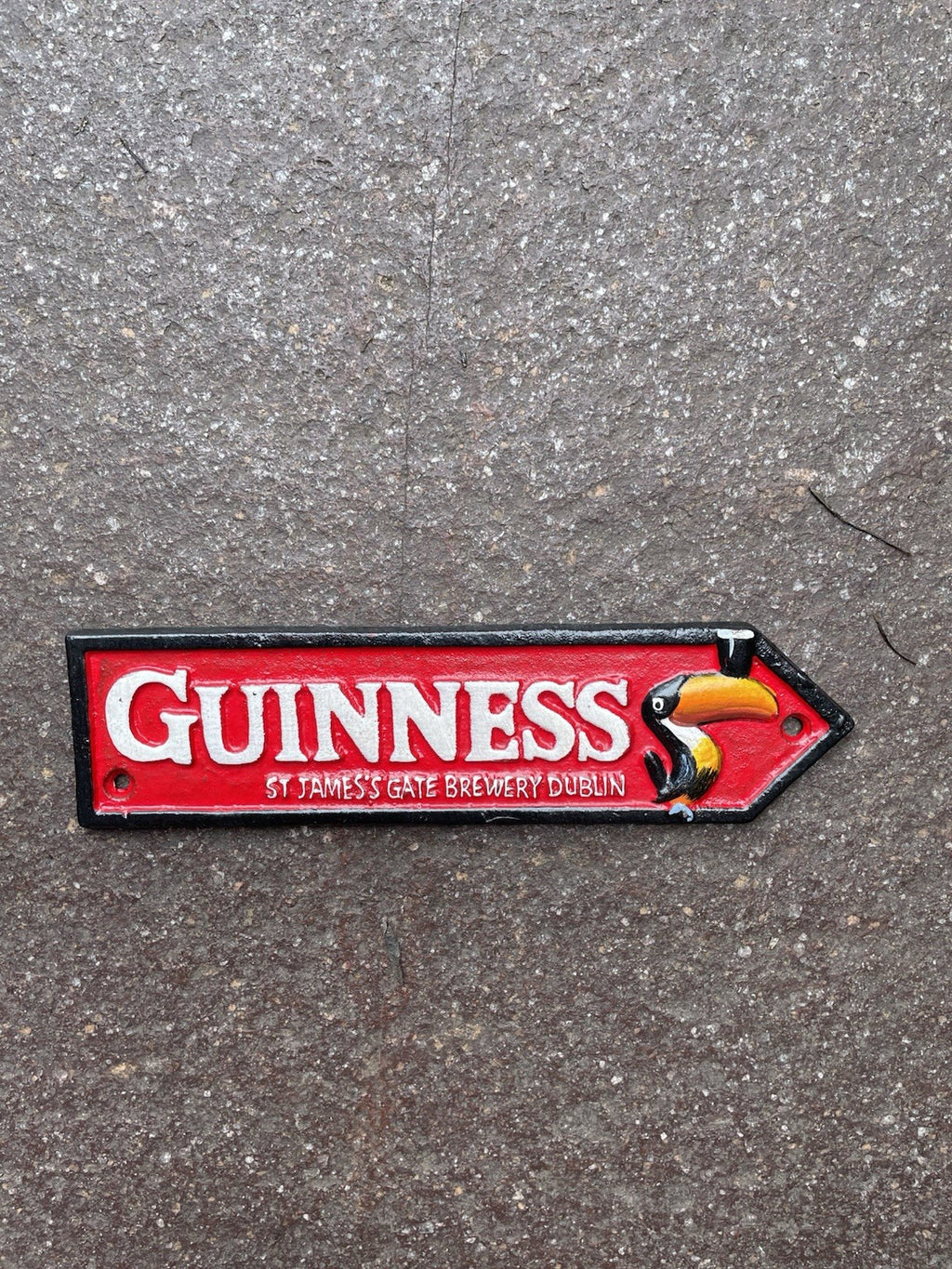 Guinness Cast Iron Sign 