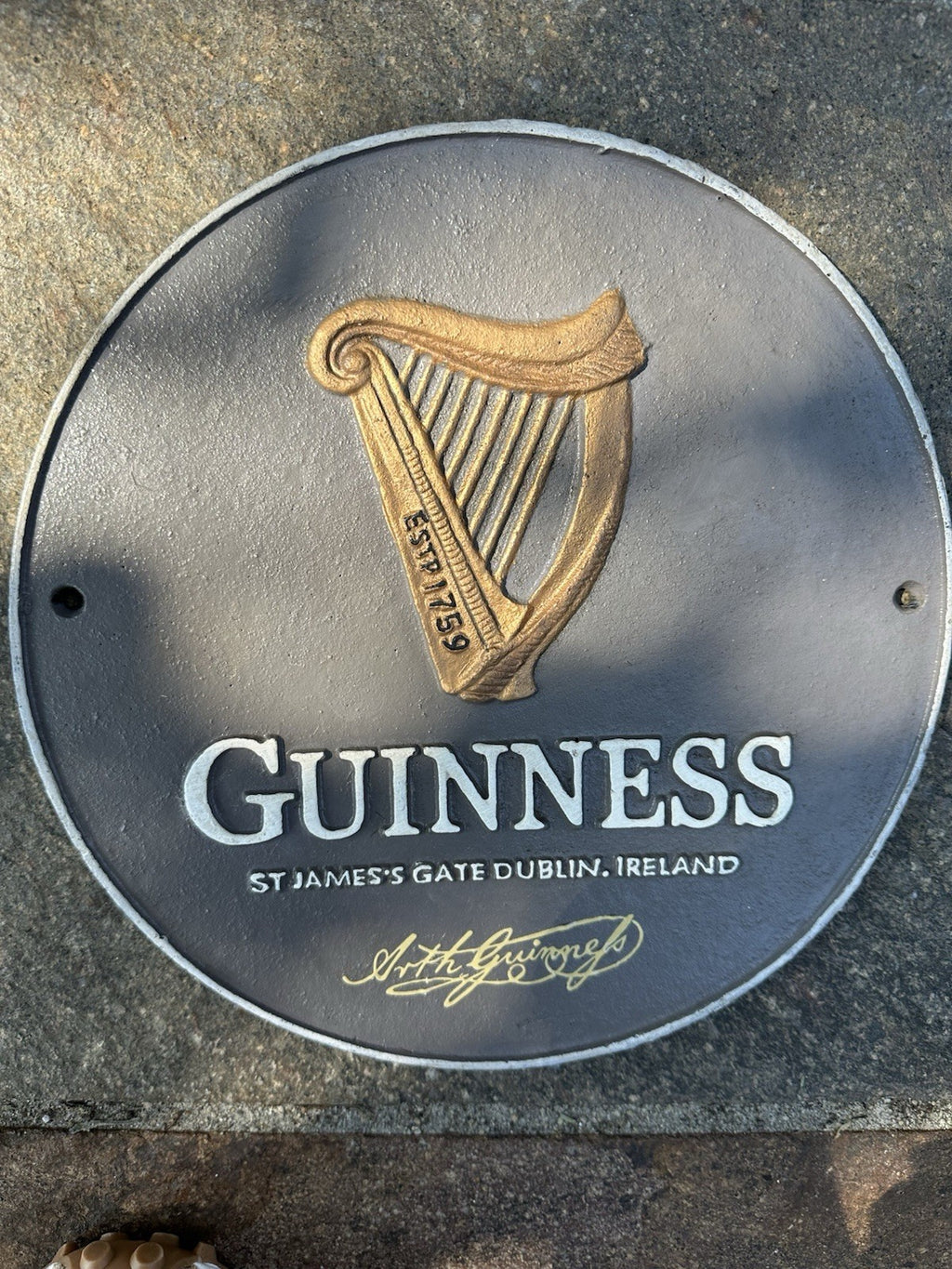 Guinness Cast Iron Sign