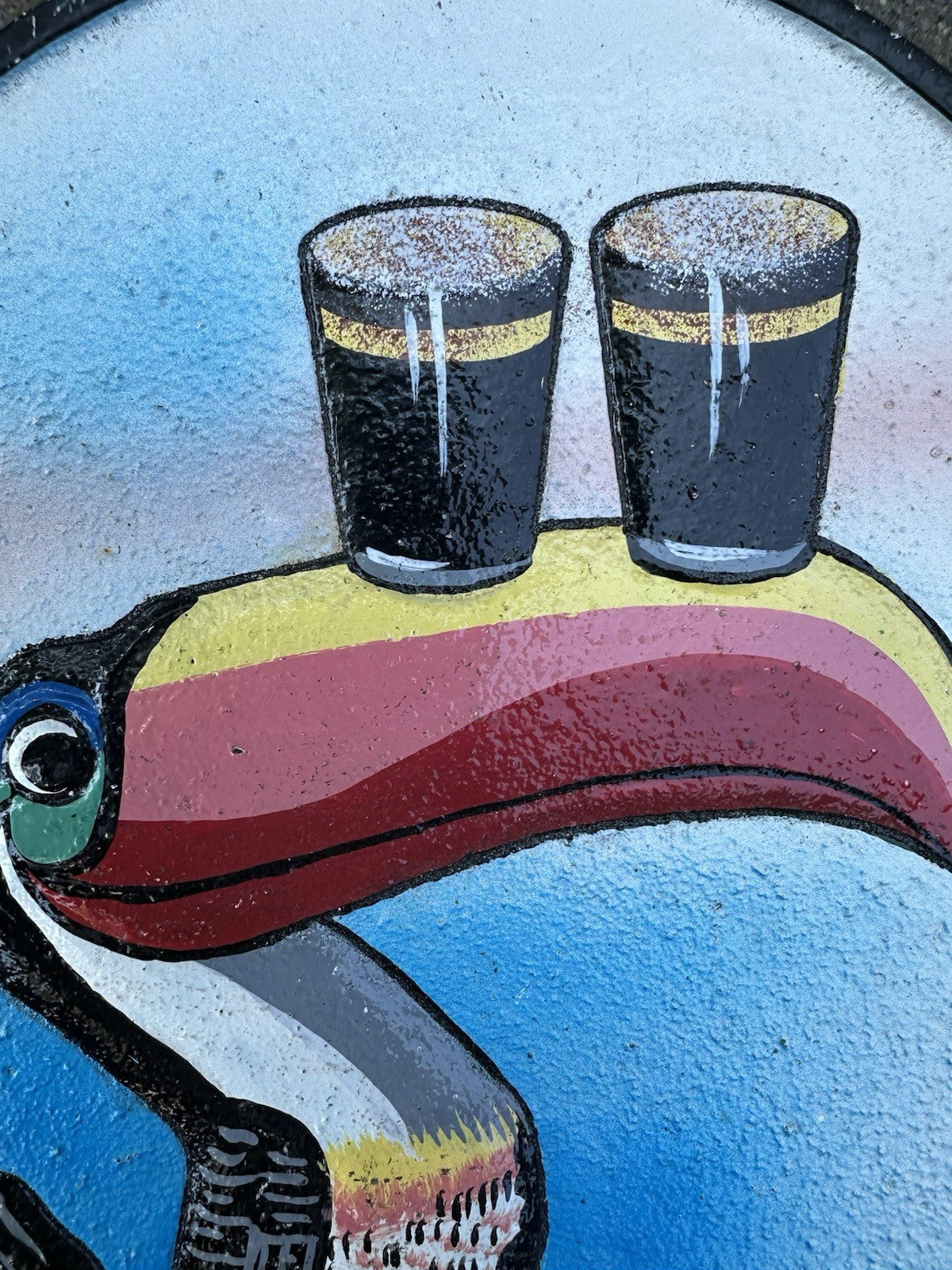 Guinness Toucan Cast Iron Sign
