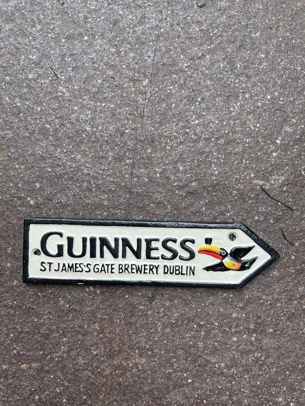 Guinness Cast Iron Sign 