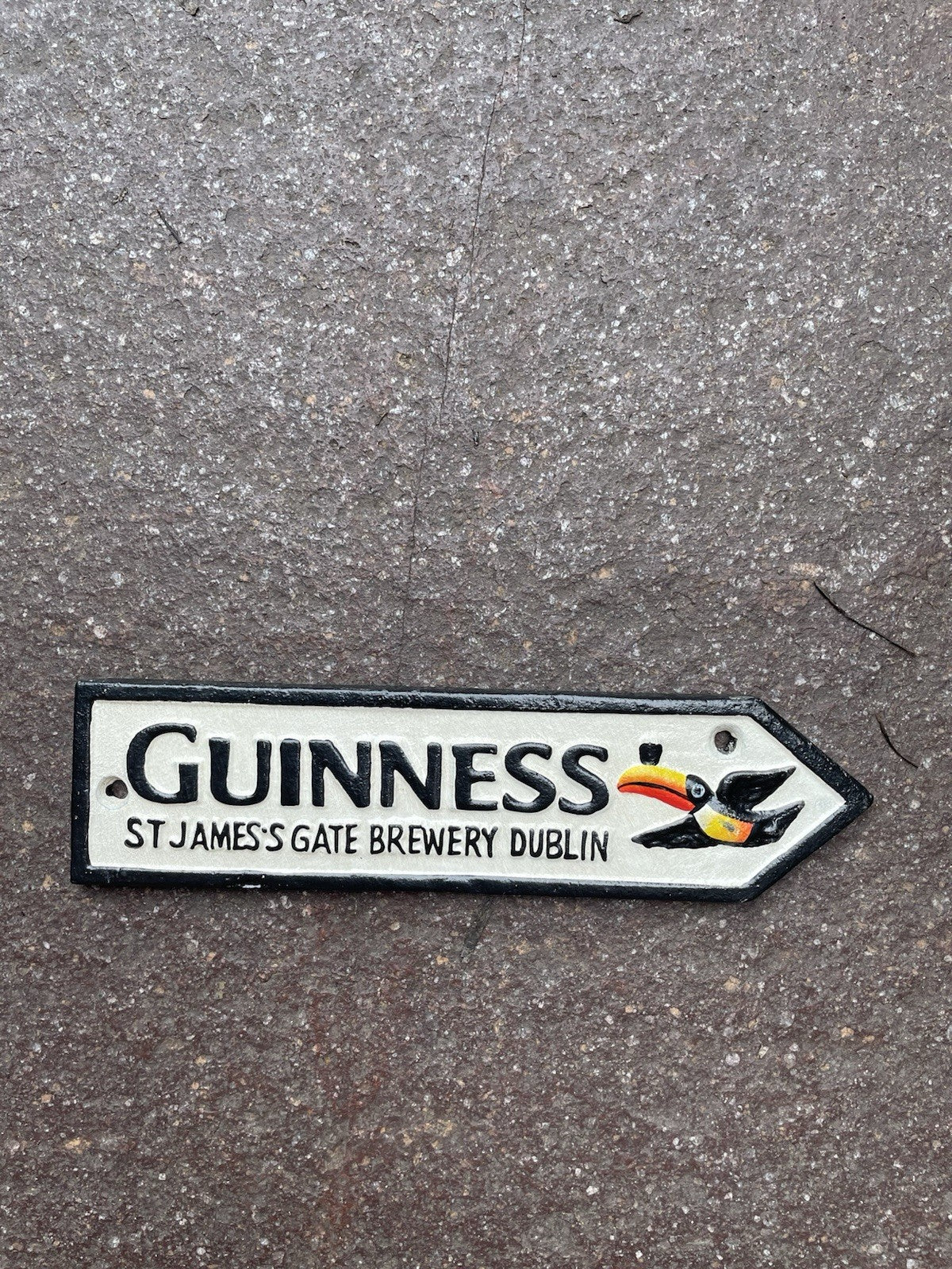 Guinness Cast Iron Sign 